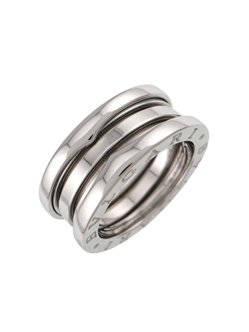 Bvlgari B.zero1 Band 52 Ring 18k White Gold 750